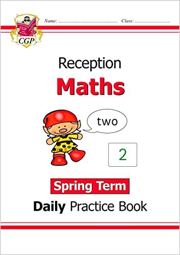 Reception Maths Daily Practice Book: Spring Term (CGP Reception Daily Workbooks) von Coordination Group Publications Ltd (CGP)